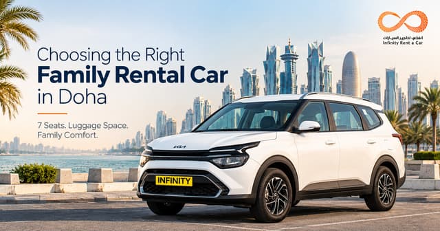 Family Car Rental in Doha: Child Seats, Luggage and 7-Seater Planning
